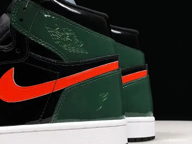 MaikeSneakers High AV3905-038 x SoleFly Jordan 1 Black Team OG Retro Air Orange-Fir 0521